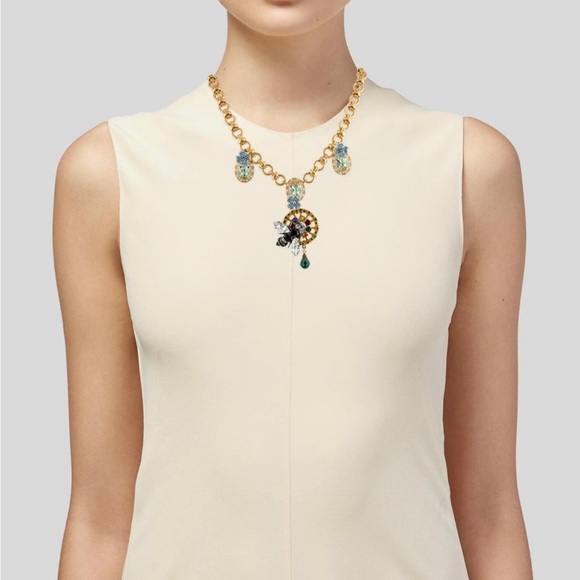 Dolce & Gabbana Bee & Enamel Pendant 🐝 Jewelry Necklace - Picture 3 of 3